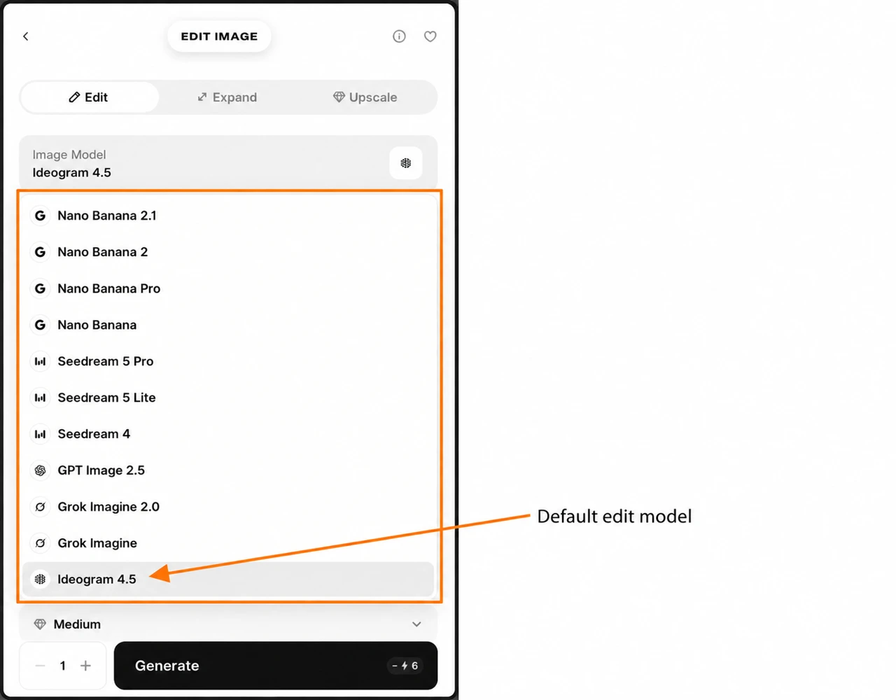 Annotated Pika edit models controls