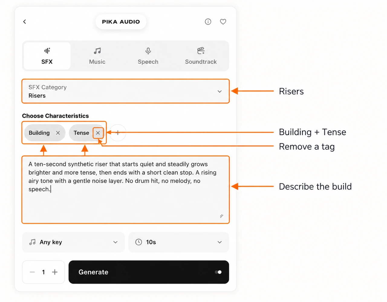Risers category Building and Tense tags prompt and remove tag control marked
